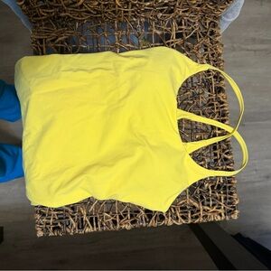 HALARA Bright Yellow Double-Strap Tank